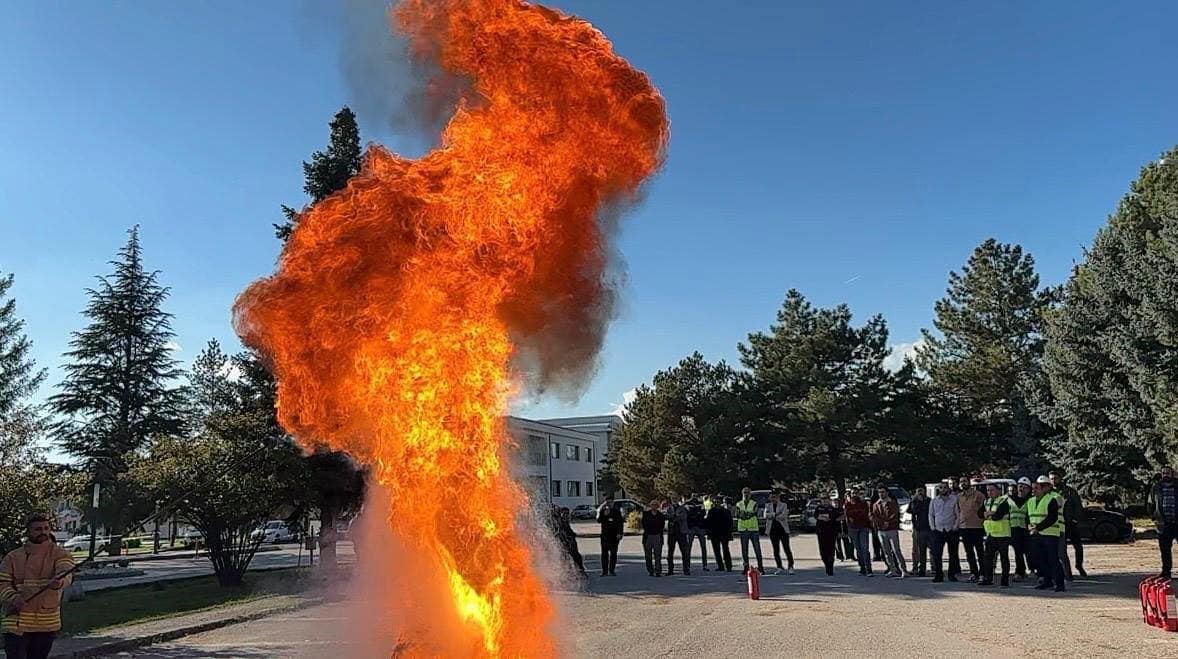 Erzincan’da yangın güvenliği ve ilk yardım eğitimi