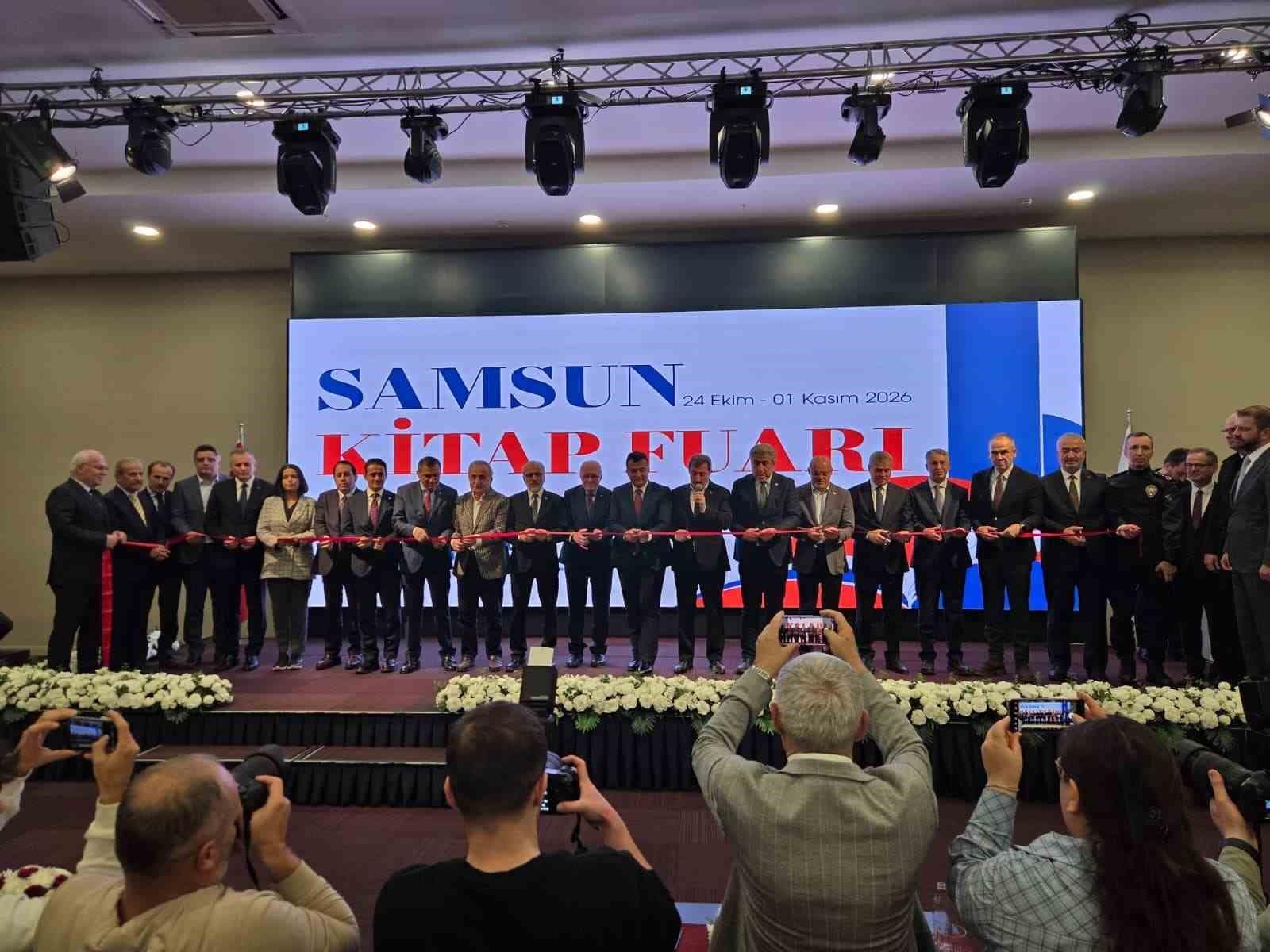 Samsun’da kitap şöleni başladı: "Samsun Kitap Fuarı" açıldı
