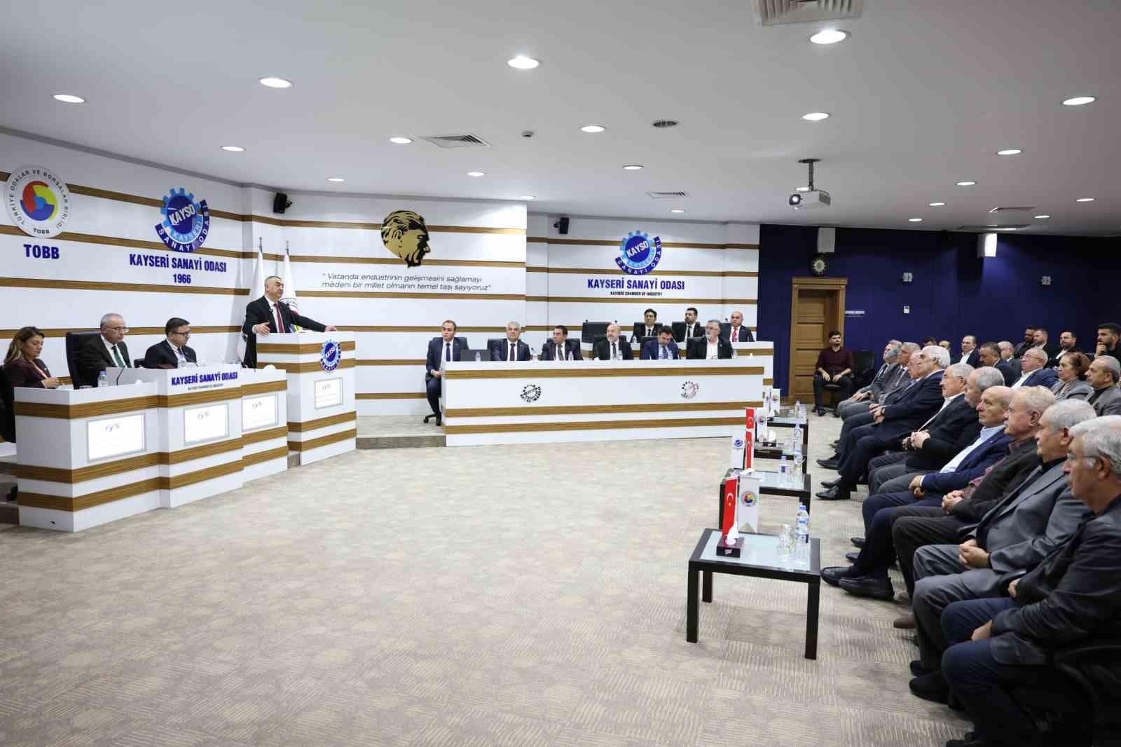 Başkan Büyüksimitci: "Hedefimiz daha güçlü, daha rekabetçi bir Kayseri sanayisi"