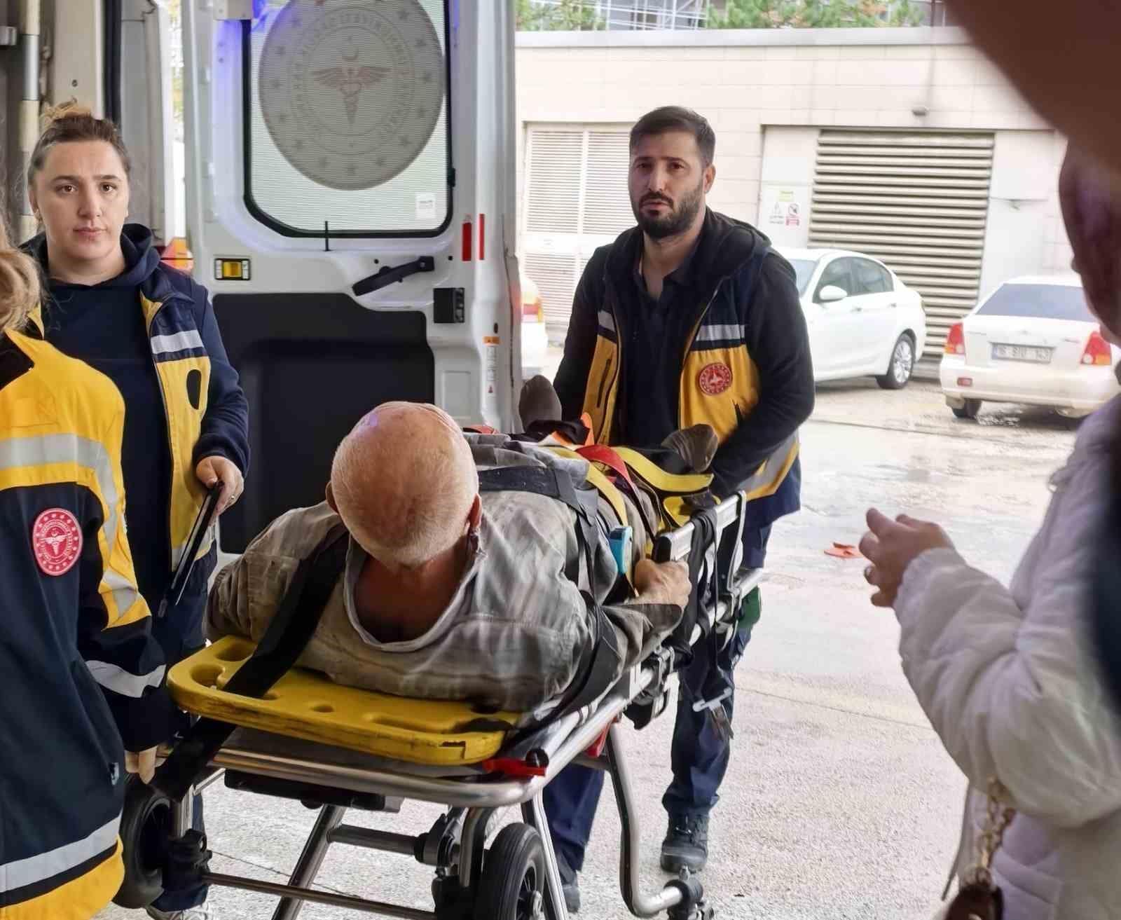 Yük asansörü düştü: 1 yaralı