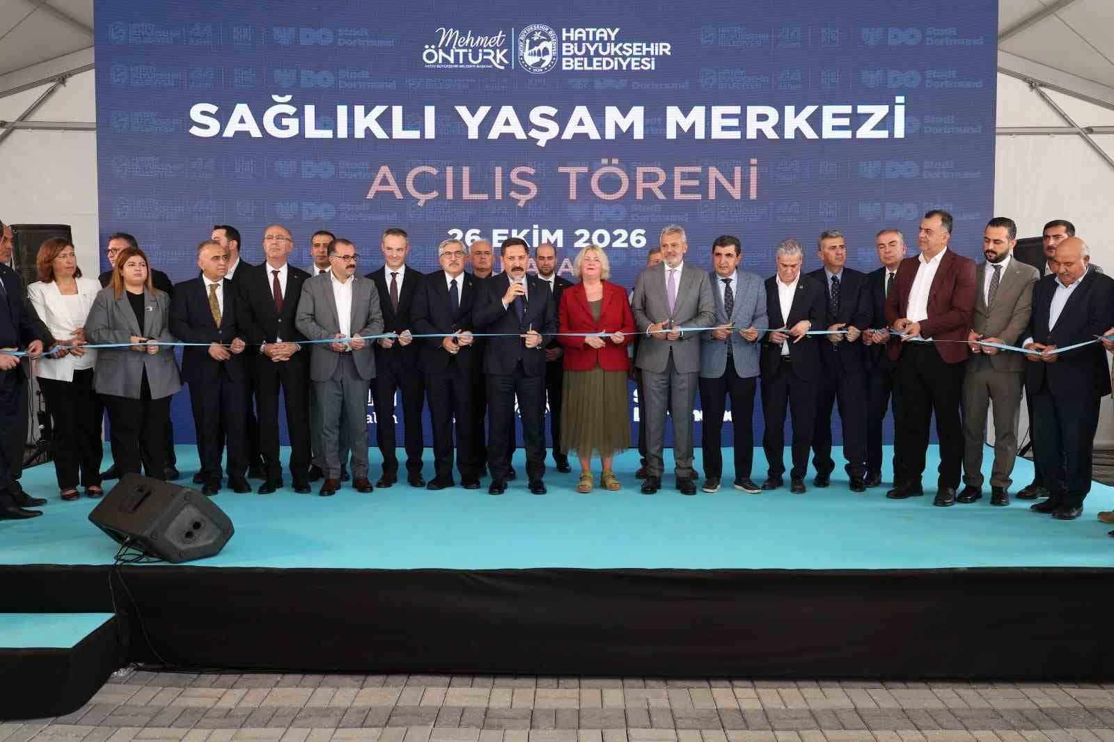 Hatay’da uluslararası dayanışmayla sağlıklı yaşam merkezi açıldı