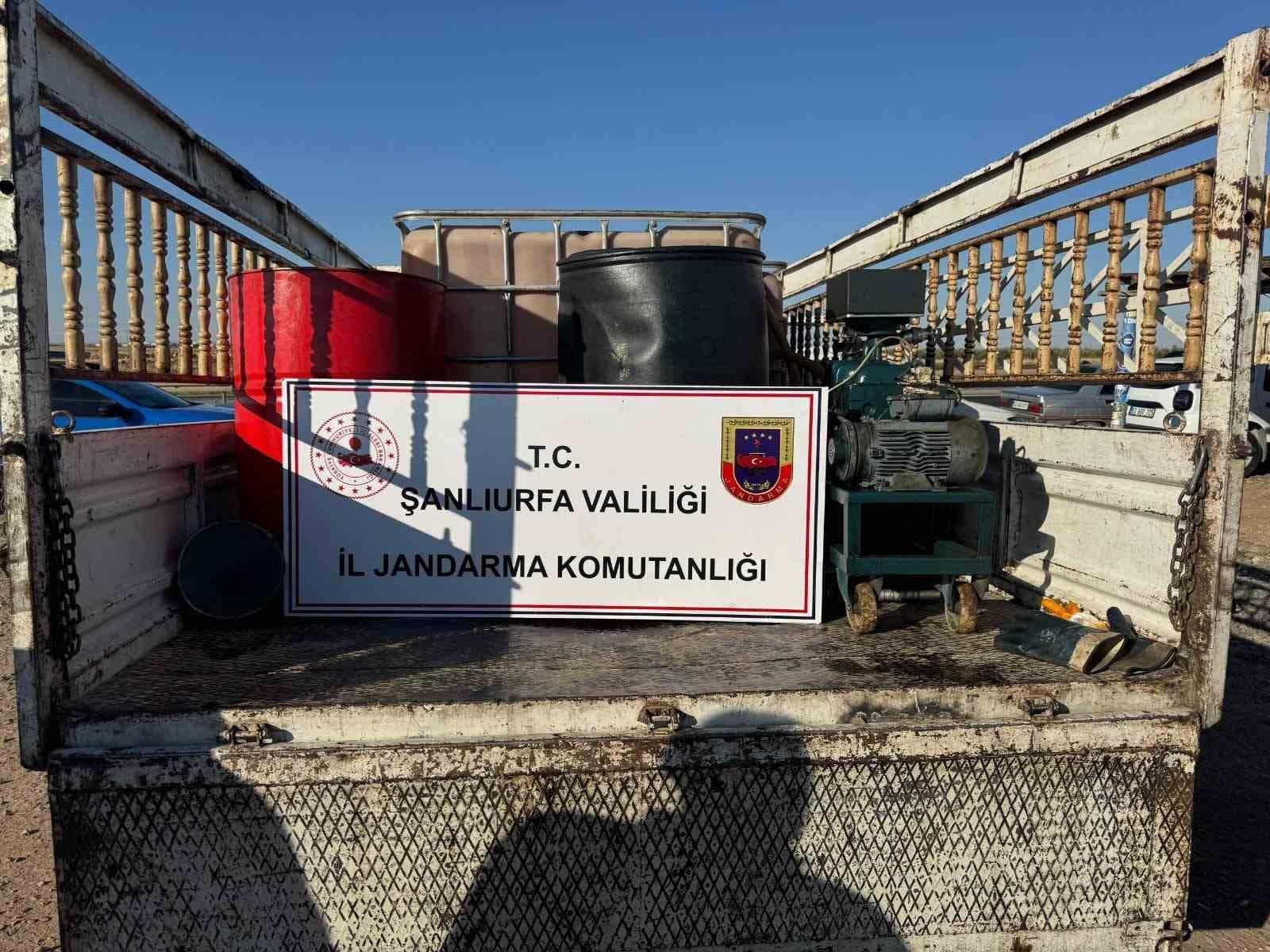 Viranşehir’de 650 litre kaçak akaryakıt ele geçirildi