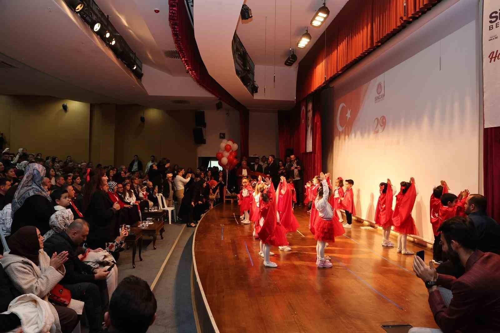 Sincan’da Cumhuriyet’in kuruluşunun 103’üncü yıl dönümü kutlandı