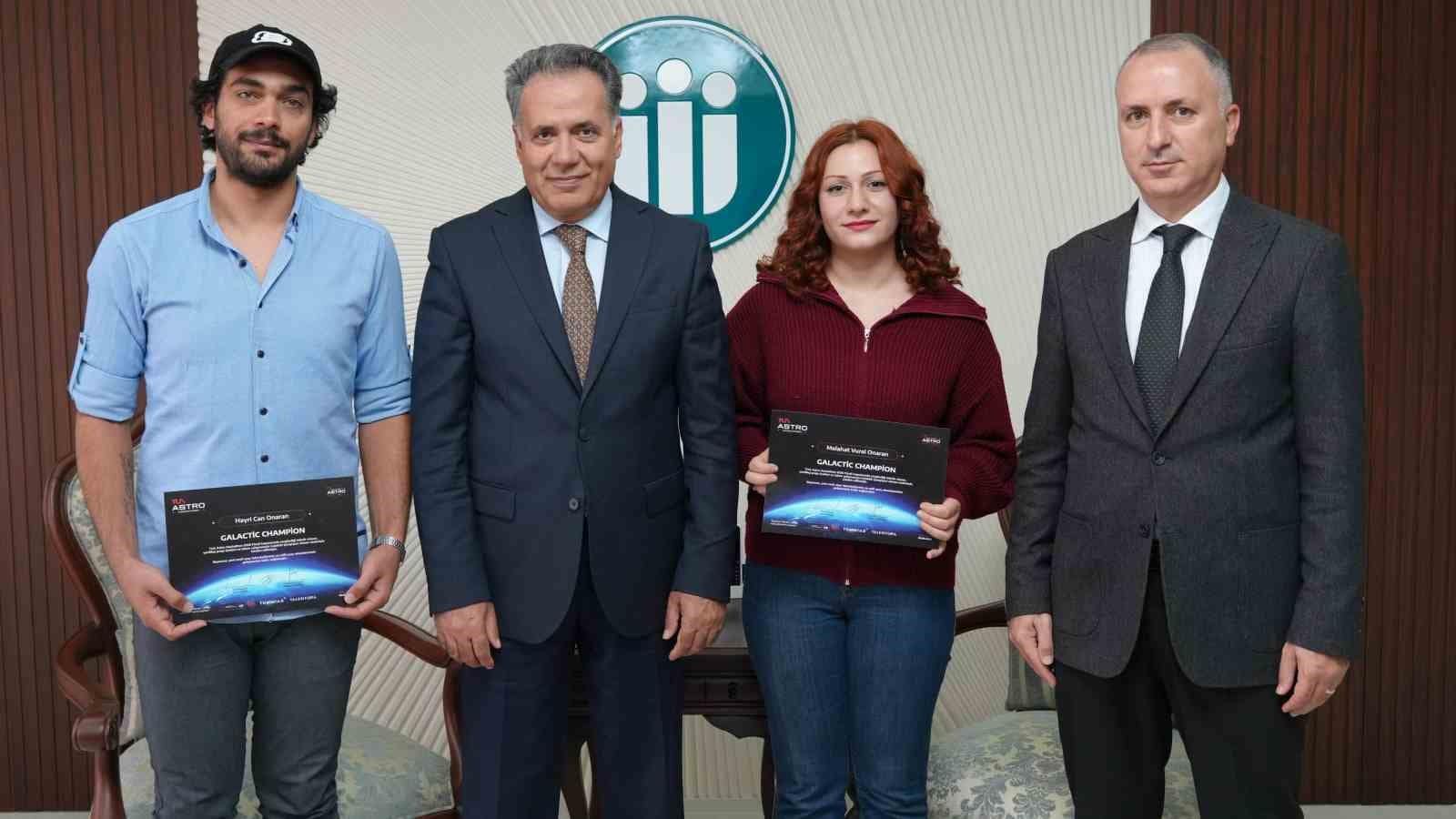 İnönü Üniversitesi öğrencilerinden uzay teknolojilerinde Galaktik şampiyonluk
